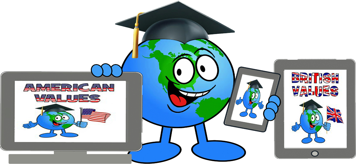 American and British culture games for high-school students and university students 
